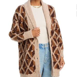 BNWT FRAME Grandfather Shawl Collar Cardigan - Size M - Alpaca